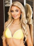 Scandinavian blonde 32D bust size escort girl